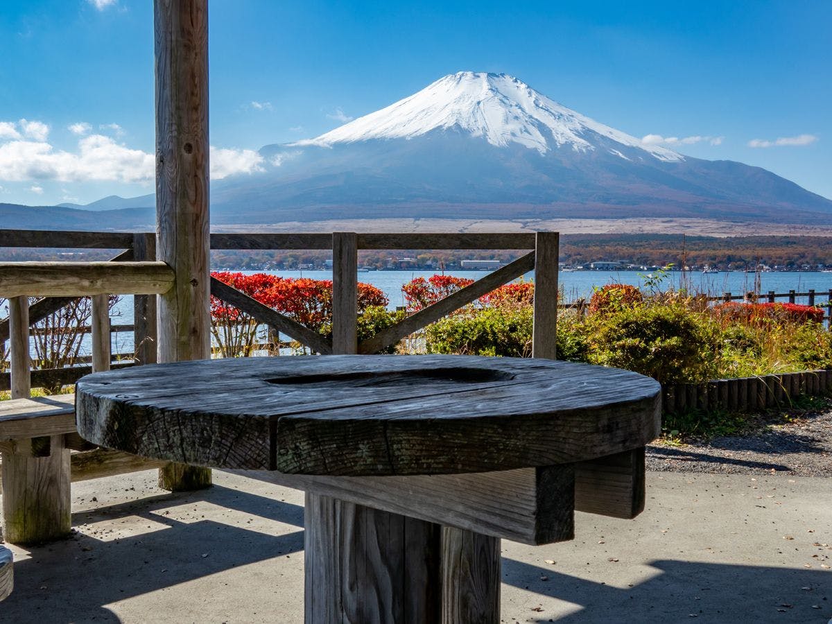 【야마나카코 친수공원】당관에서 차로 약 10분 거리입니다.