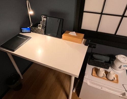 ツインルームデスク
