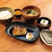 ชุดปลาซาบะย่างเกลือ