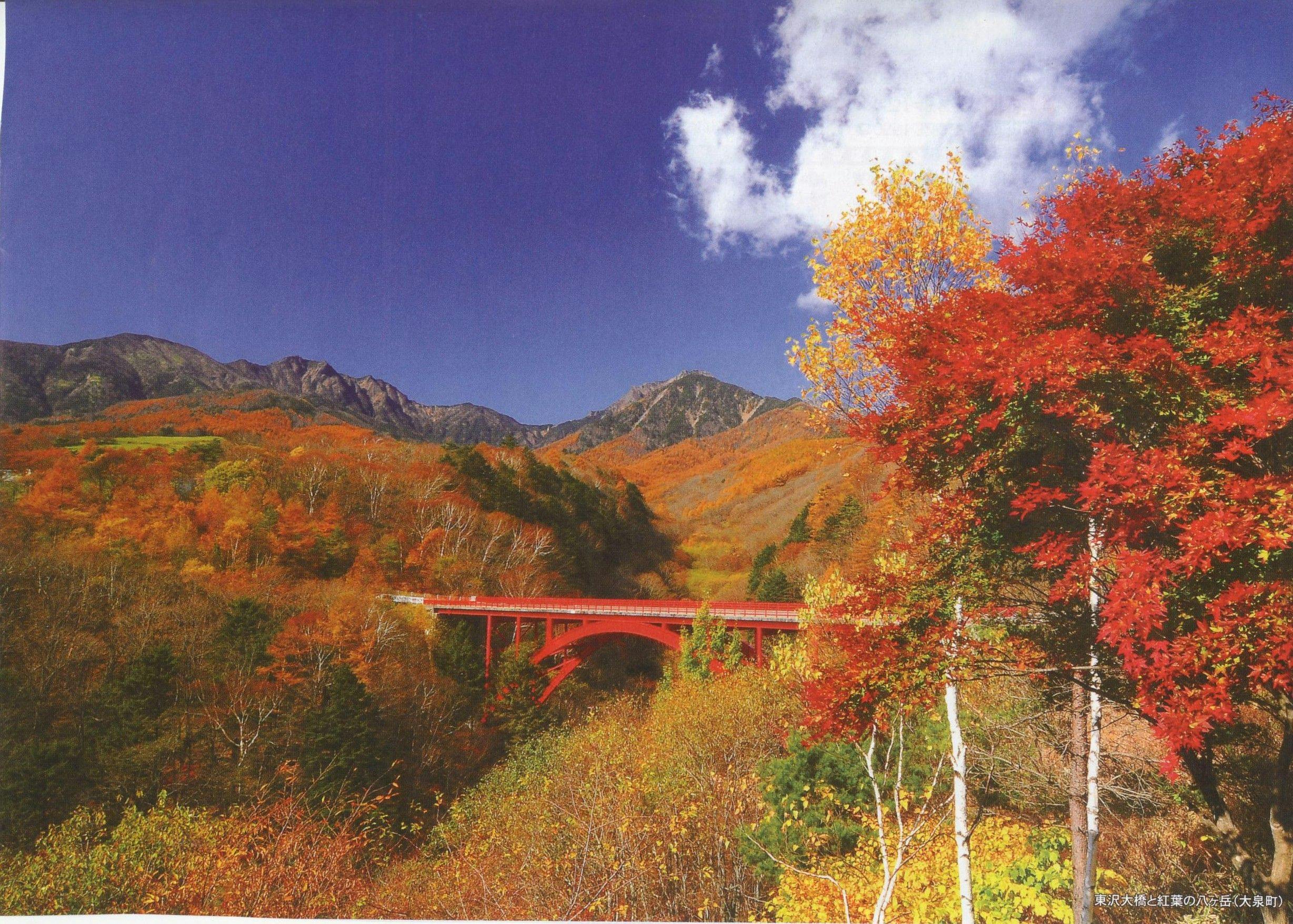 ที่ราบสูงคิโยซาโตะในฤดูใบไม้ร่วง