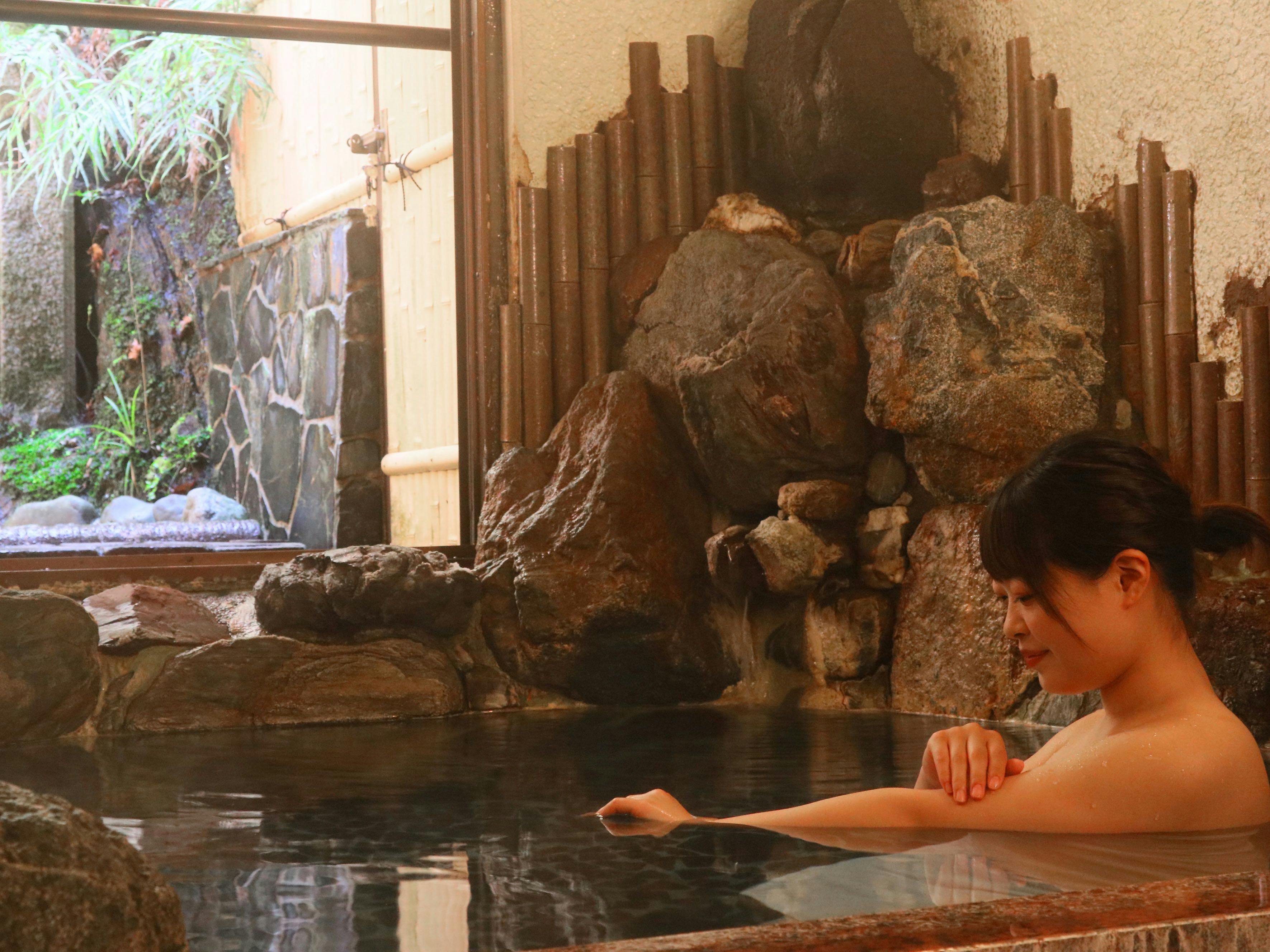 Mata air panas Umegashima sangat lembut dan menyenangkan～