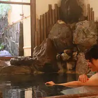 Mata air panas Umegashima sangat lembut dan menyenangkan~