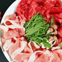 Shabu-shabu◆Daging pilihan yang dipilih dengan cermat