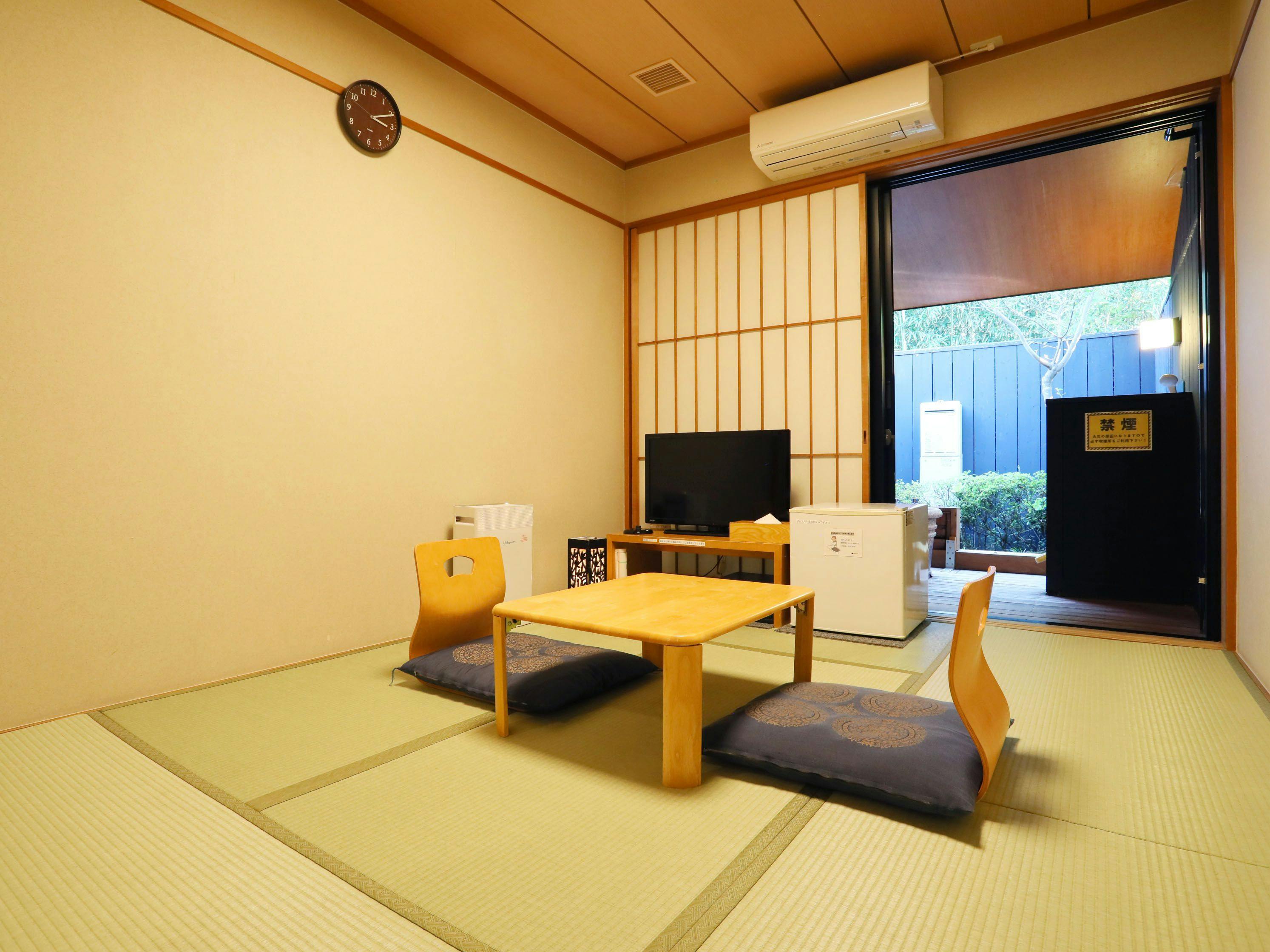 Kamar dengan pemandian terbuka 6 tatami◆Silakan bersantai dan meluruskan kaki Anda