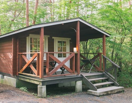 コテージS　デッキ