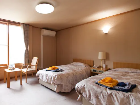 *【อาคารใหม่】ห้องพักแบบเตียงคู่สไตล์ตะวันตก (ตัวอย่าง)