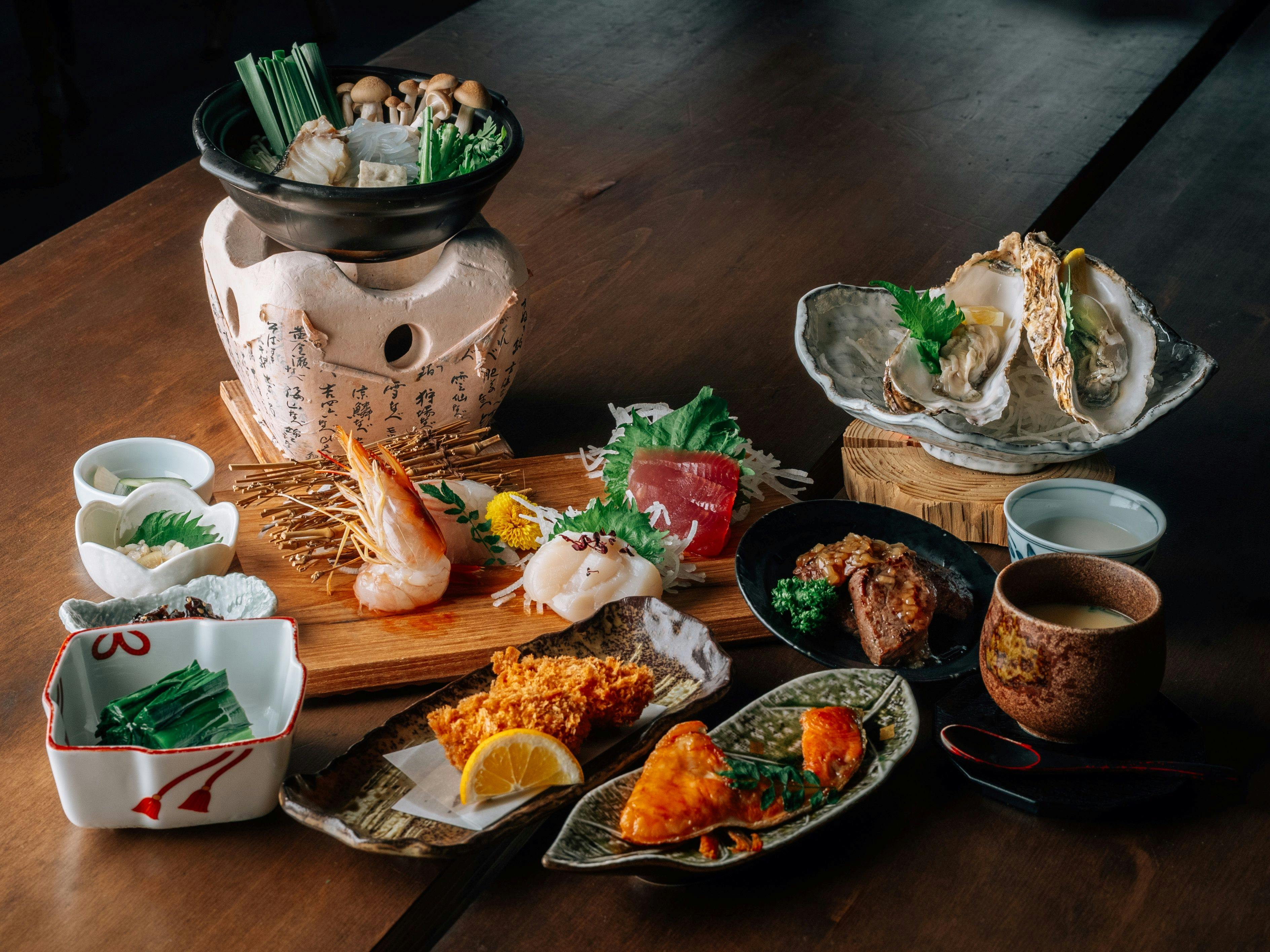 คอร์สภูเขา (ตัวอย่างอาหาร)