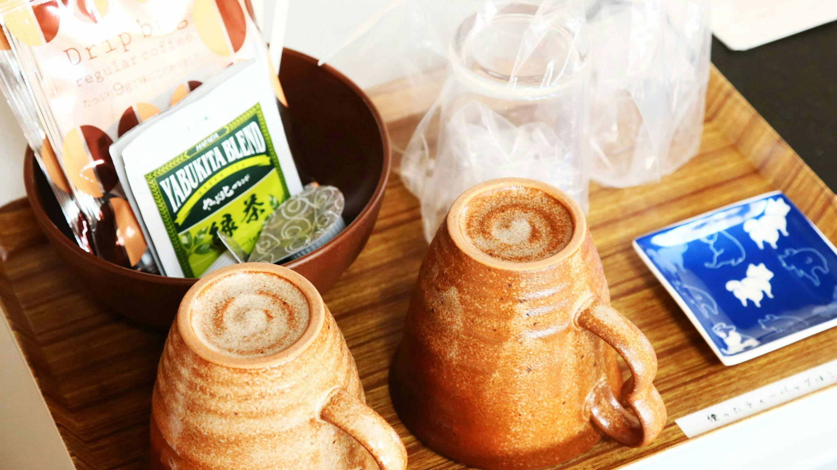 ชุดชา◆มีให้บริการในทุกห้องพัก