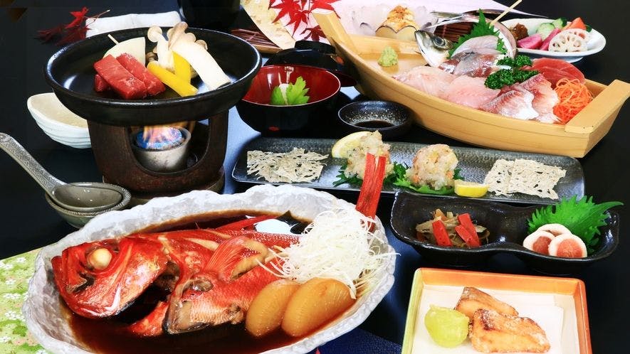 เราเตรียมอาหารเย็นด้วยวัตถุดิบที่คัดสรรมาอย่างดี♪