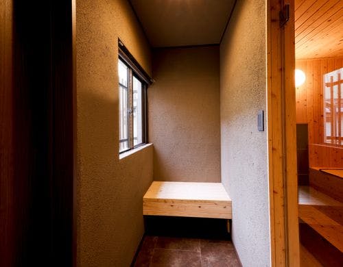 サウナ用の休憩ベンチです。