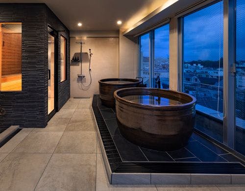 5F信楽焼の壺風呂