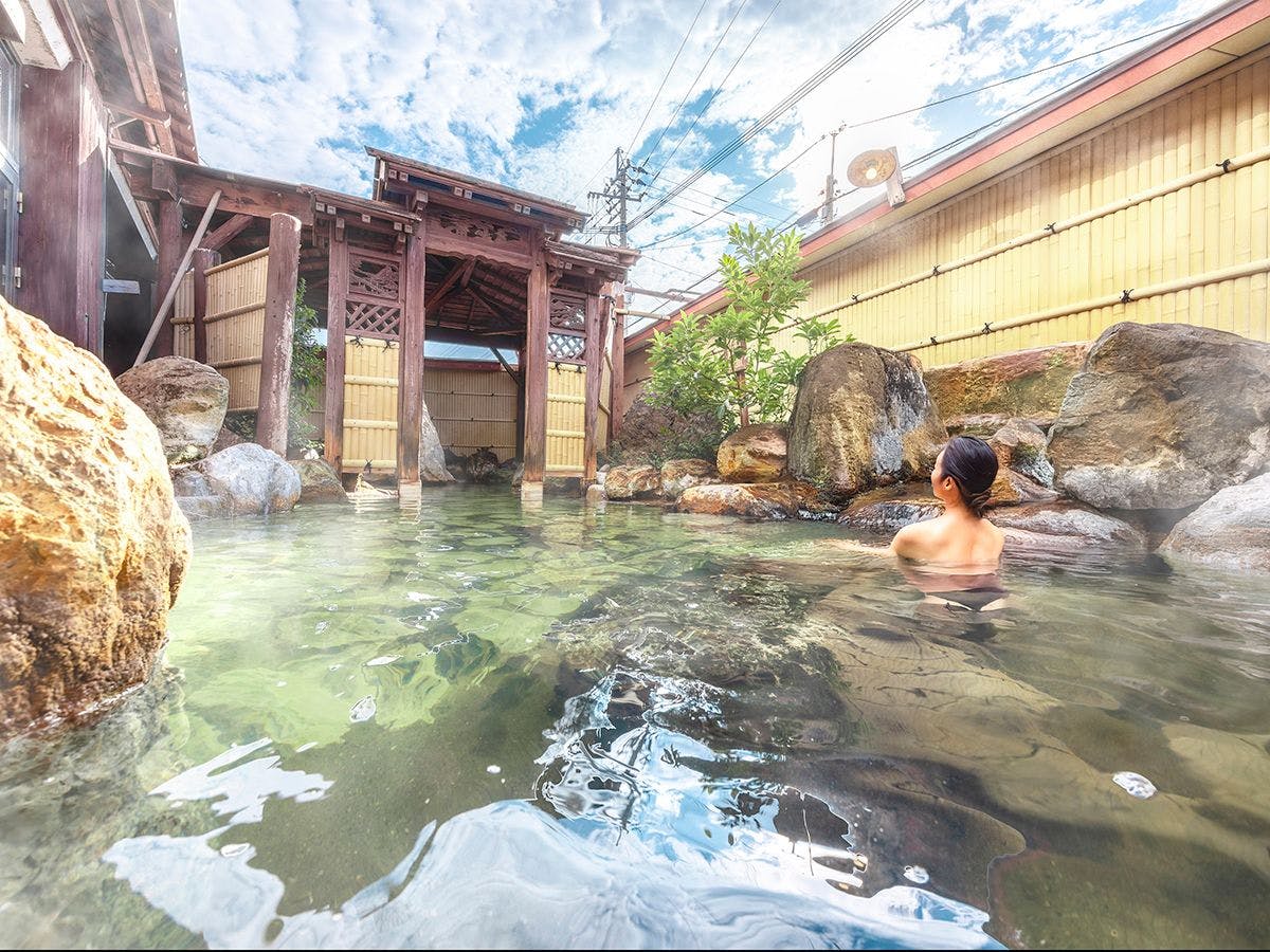 【ห้องอาบน้ำรวม】บ่อน้ำพุร้อนกลางแจ้ง