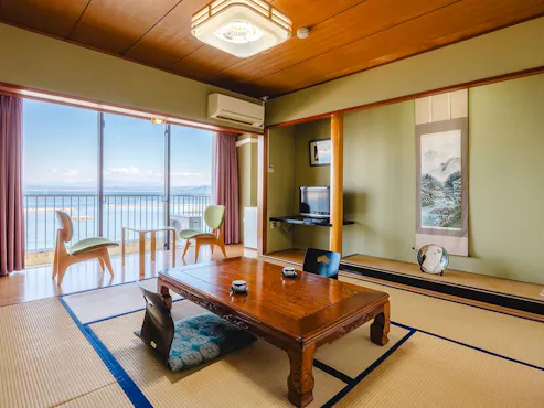 ห้องพักสไตล์ญี่ปุ่นวิวทะเล/8 เสื่อทาทามิ