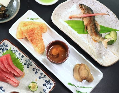 夕食は和食中心です。