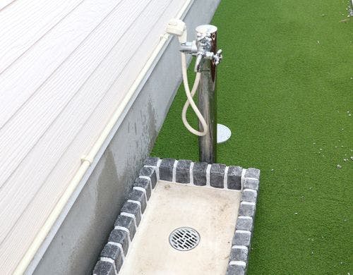 屋外◆足洗い場が2か所完備してあります