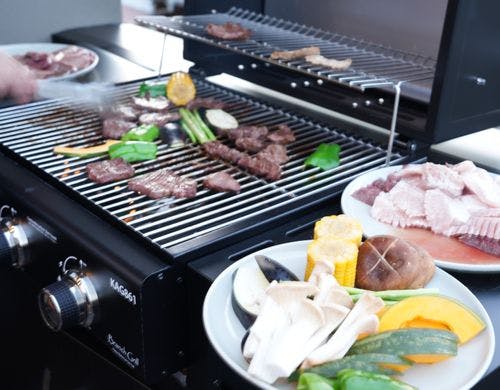 BBQコンロは有料レンタルです。