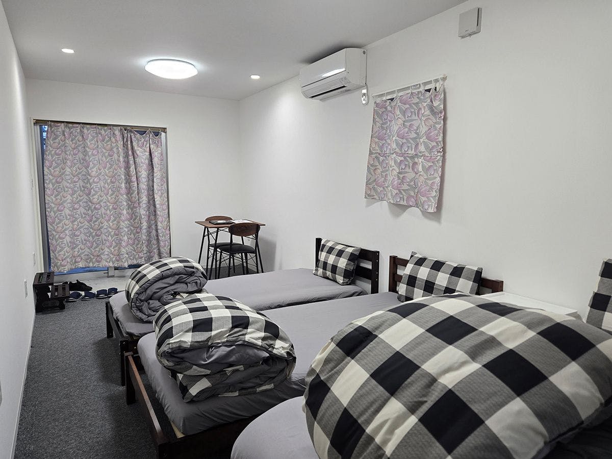 ・【ห้องนอน】มีเครื่องปรับอากาศครบครัน