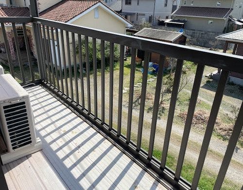 ７号室ベランダ