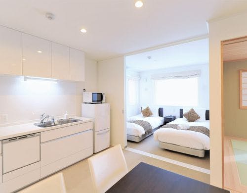 デラックスルーム　キッチン(食洗器完備)