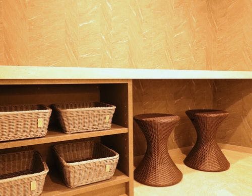 サウナ脱衣スペース