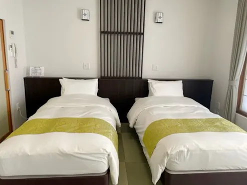 *ห้องพักสไตล์ญี่ปุ่นและตะวันตก พร้อมเตียง