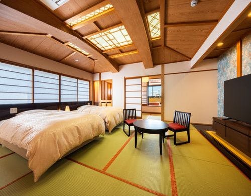 半露天風呂付　和モダン特別室「花」