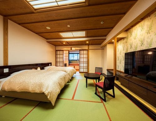 半露天風呂付　和モダン特別室「雪」