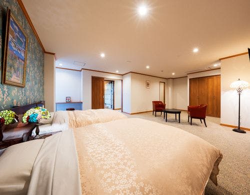 半露天風呂付　特別室洋室「椿」