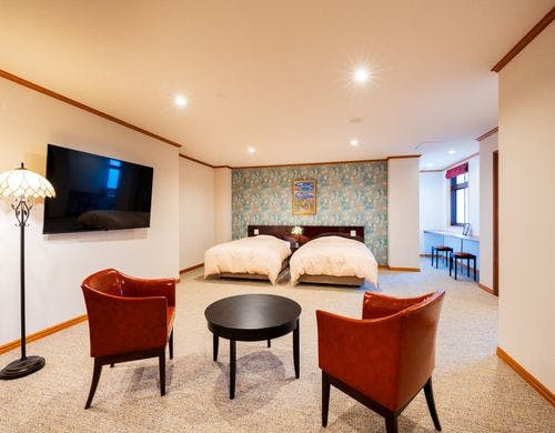 半露天風呂付　特別室洋室「椿」