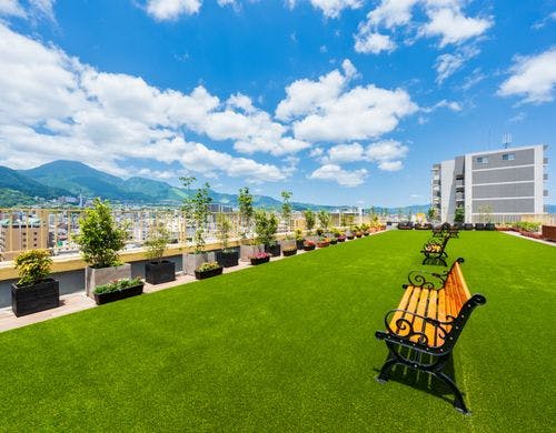 9階　展望デッキ 　屋上庭園