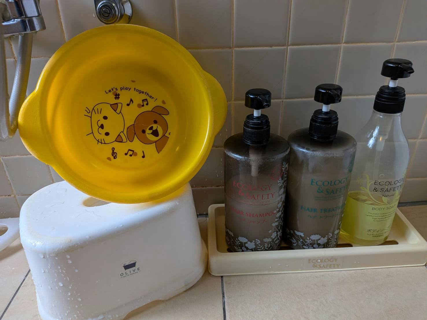 ห้องอาบน้ำสำหรับครอบครัว│มีเก้าอี้สำหรับเด็กด้วย*