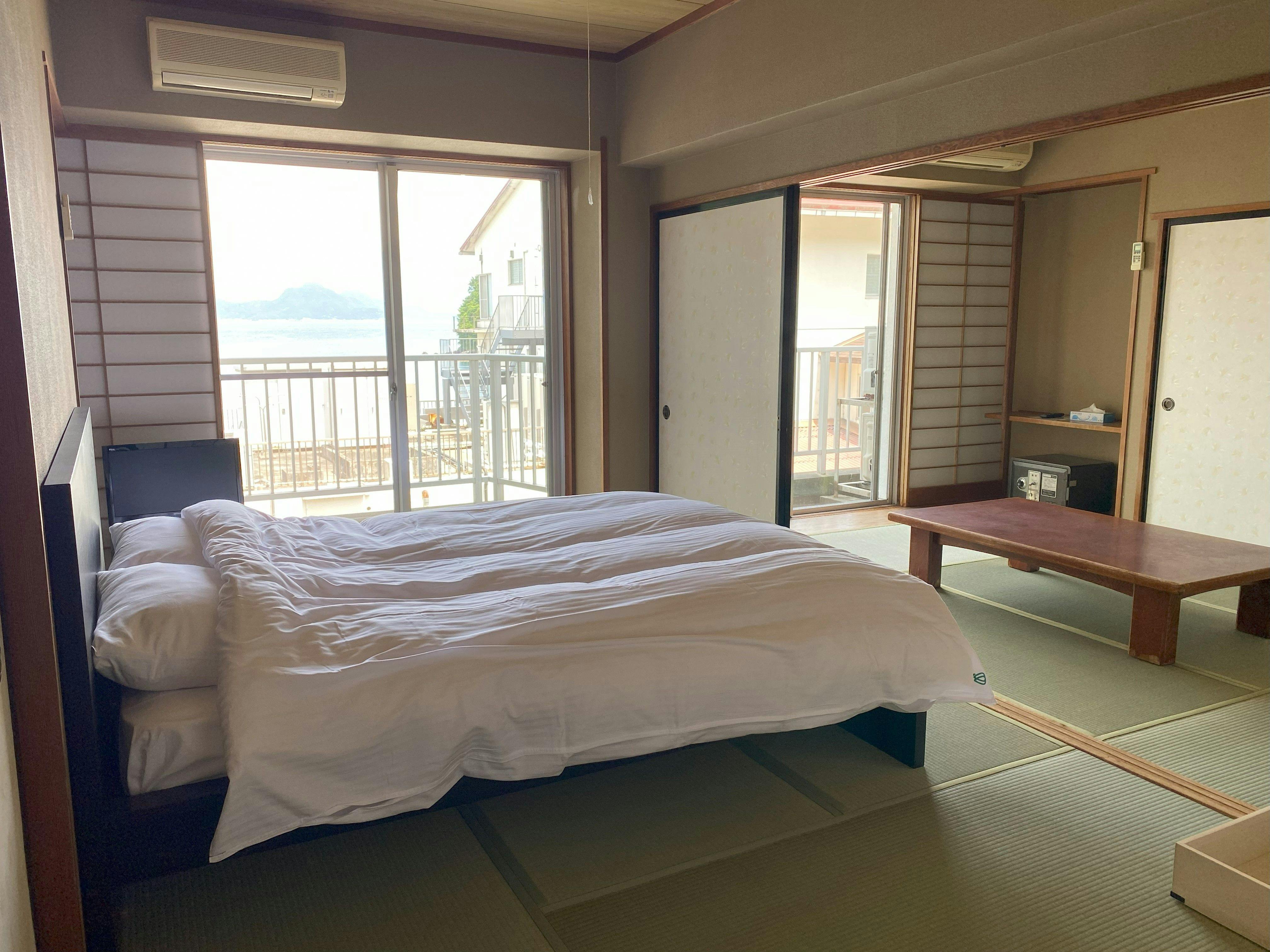 ห้องพักแบบญี่ปุ่น 15 เสื่อทาทามิ พร้อมเตียง