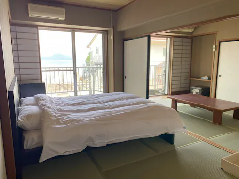 ห้องพักแบบญี่ปุ่น 15 เสื่อทาทามิ พร้อมเตียง