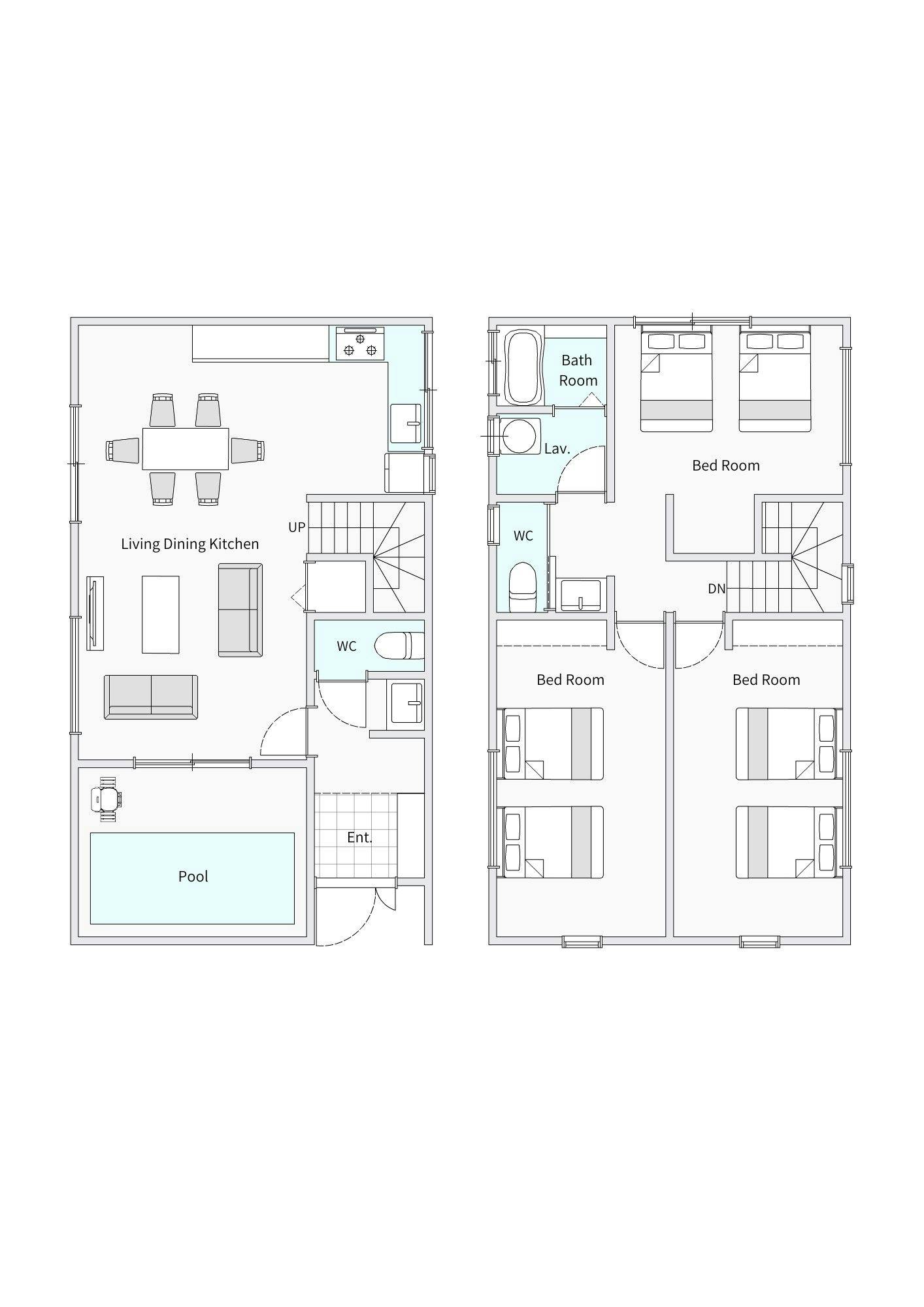 อาคาร G: แผนผังห้อง
