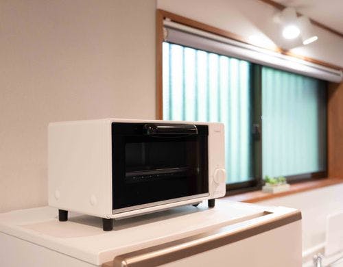 キッチン備え付けのトースター