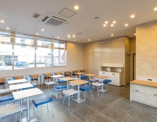朝食会場