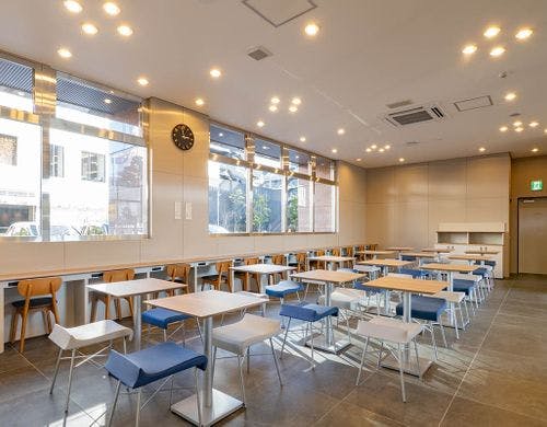 朝食会場