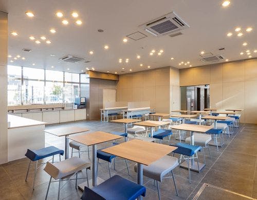 朝食会場
