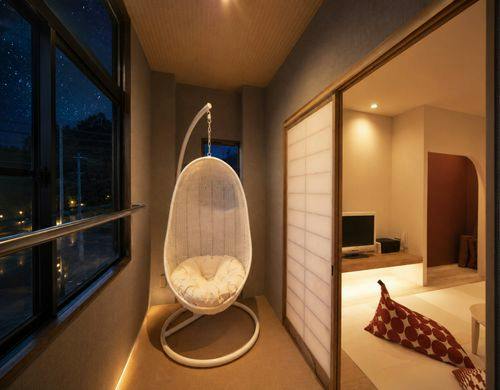 星空を眺めながら寛げる、ハンギングチェア