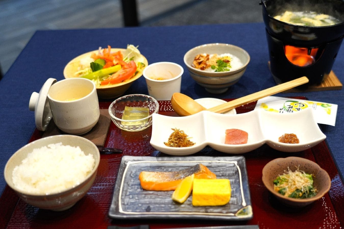 [Breakfast Set] Supervised by Kenichi Shin'e, Yufuin Sanshoro