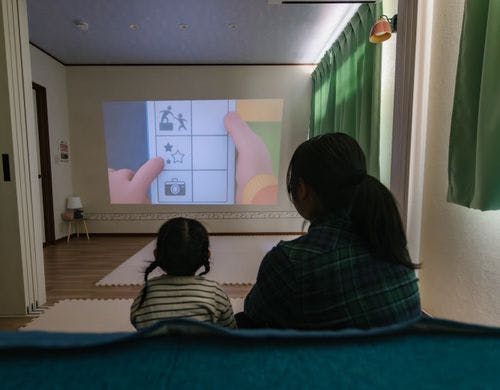 シアタルーム兼寝室