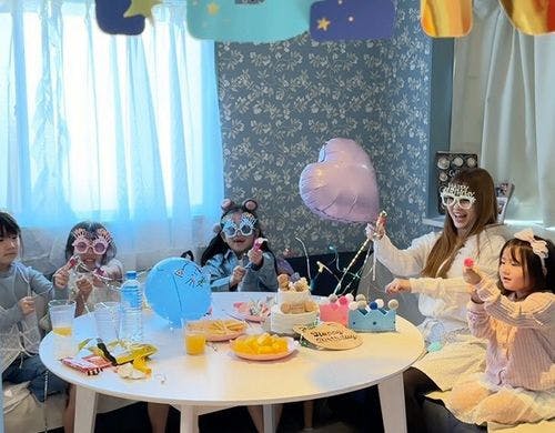 リビングはパーティに最適