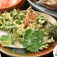 【อาหาร】 ของทอดมื้อเย็น เทมปุระตามฤดูกาล