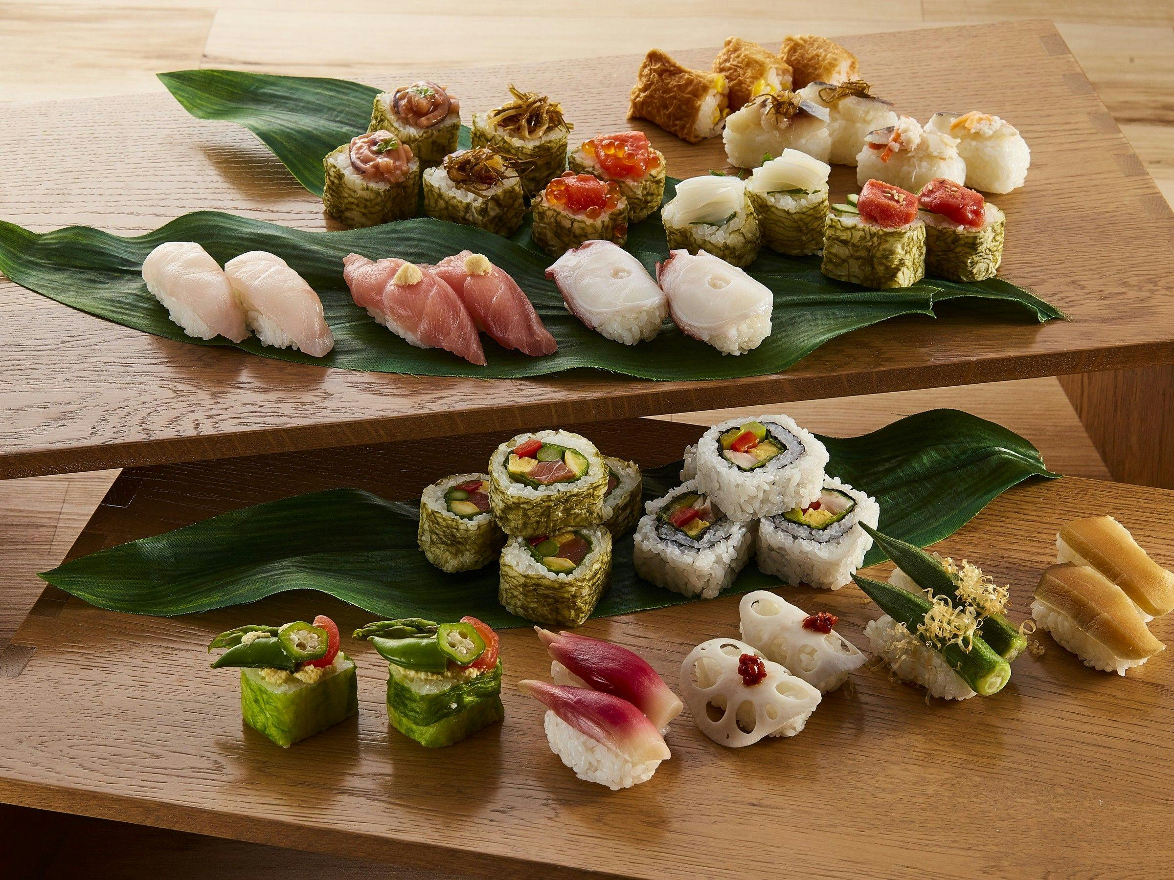 お寿司の実演コーナー