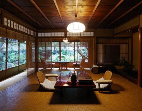 川端康成先生ゆかりのお部屋　夏座敷