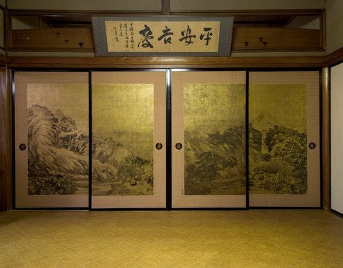 本館8帖＋控えの間　夏座敷