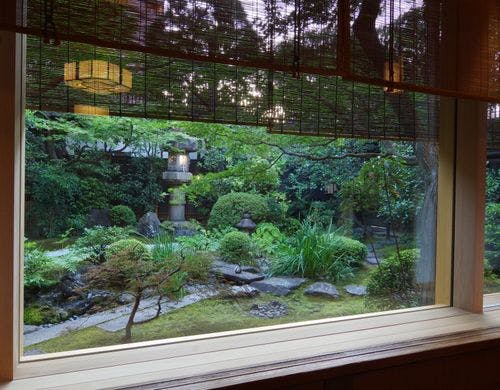 本館　特別室　次の間からの眺め