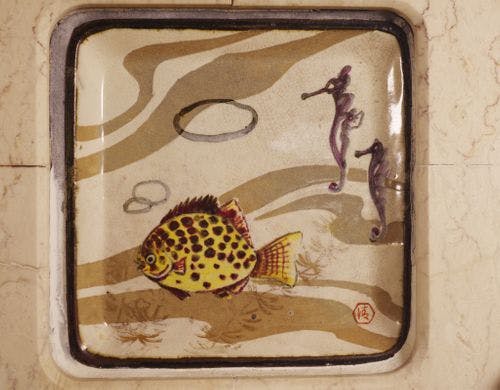 家族風呂（大理石）　陶板イメージ
