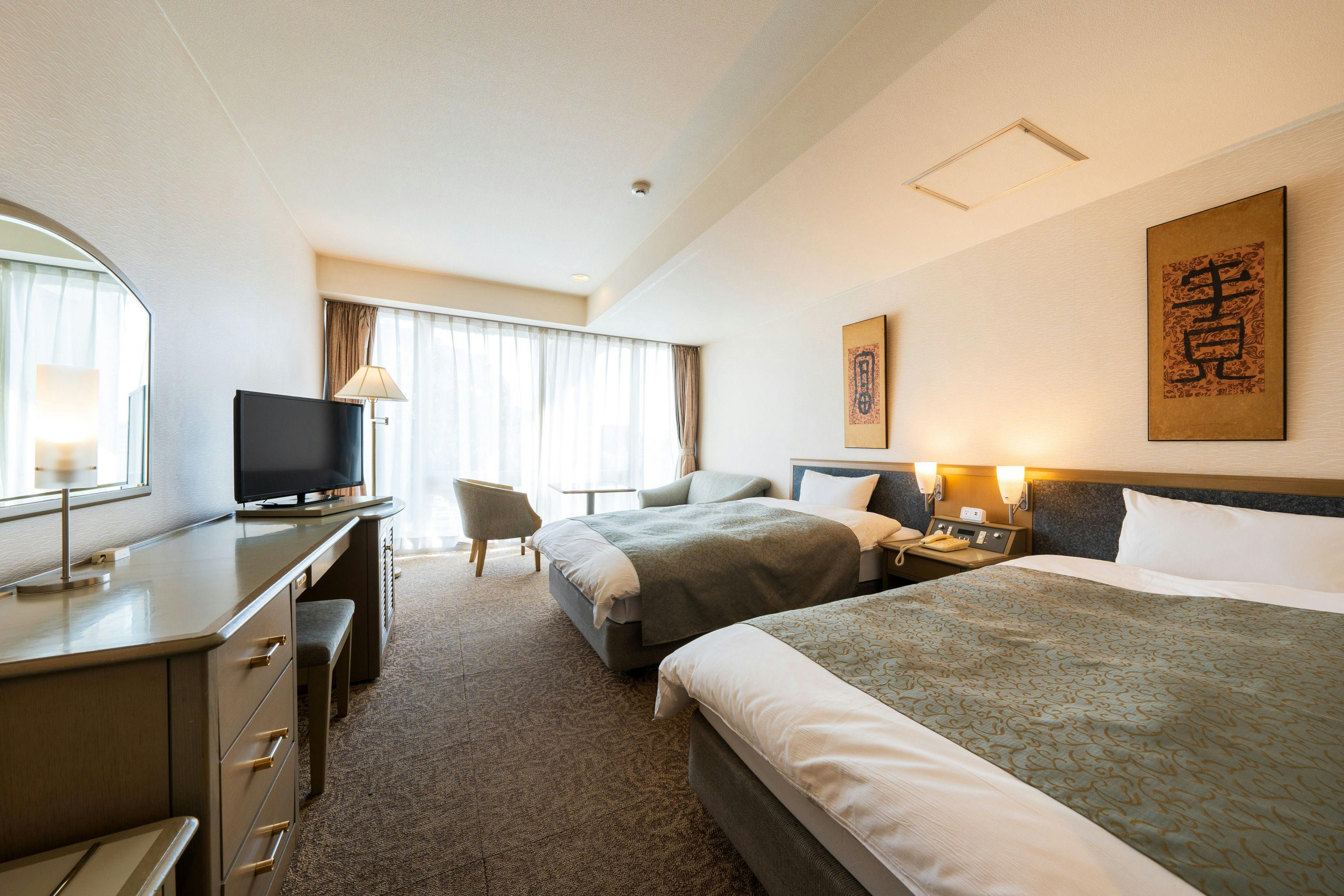 Bangunan Utama/Kamar Gaya Barat Contoh Kamar Tamu