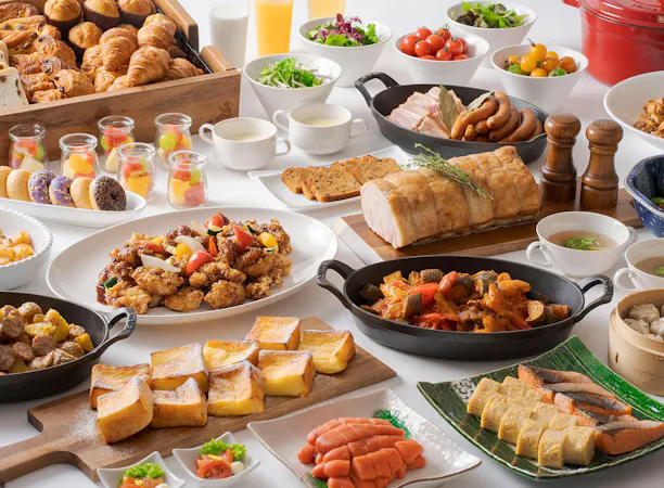 【朝食ビュッフェ】
